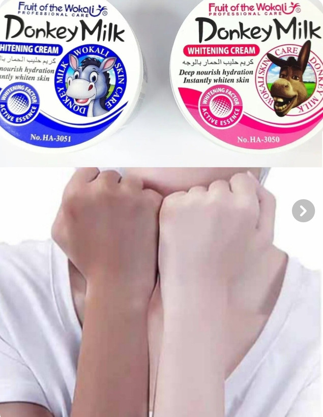 کرم شیرالاغ مدل کاسه ای برند چینی باعملکرد سفیدکنندگی(عمده۱۲عدد)