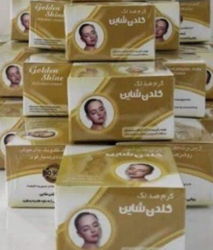 کرم ضد لک و ضد جوش گلدین شاین نمای ۲